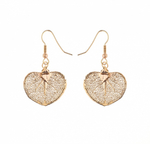 Серьги Ester Bijoux Денежный Лист LF93C-RG BR