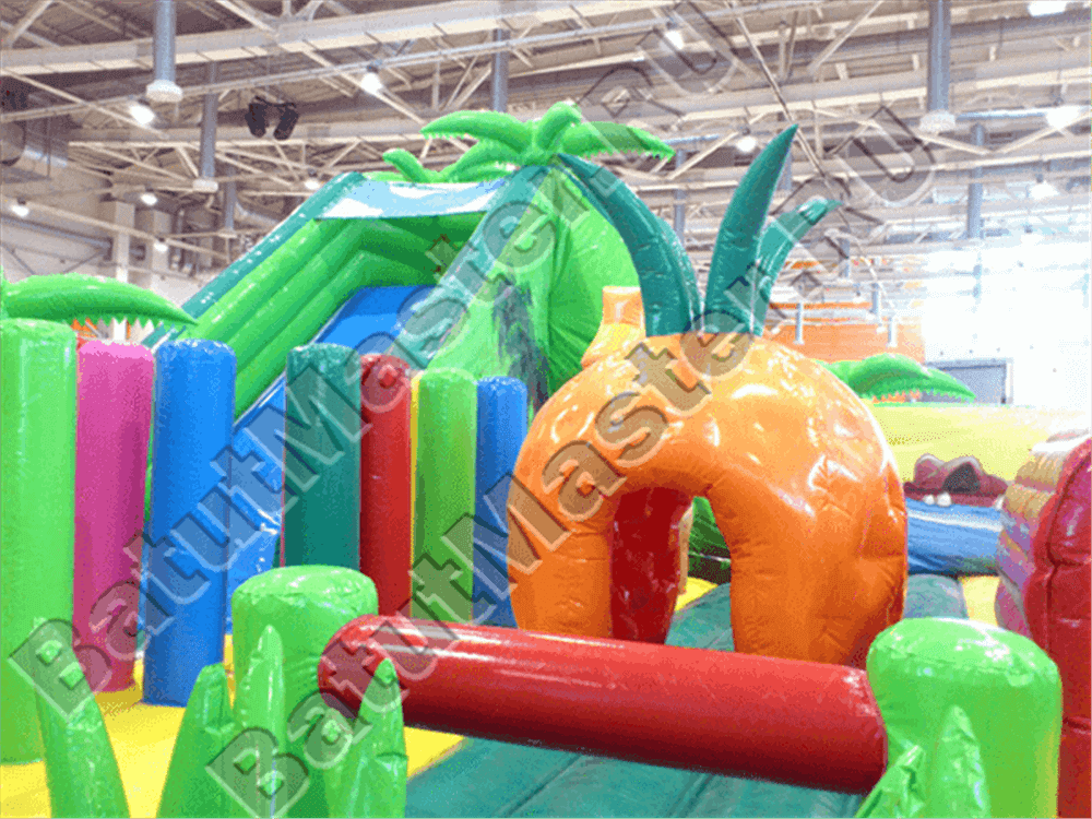 Надувной коммерческий батут "Джунгли"