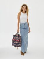 Рюкзак с отделением для ноутбука до 15,6" и USB-портом для зарядки (Бохо слоны)