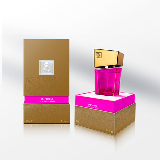 Духи с феромонами HOT Shiatsu Pink, женские, 15 мл