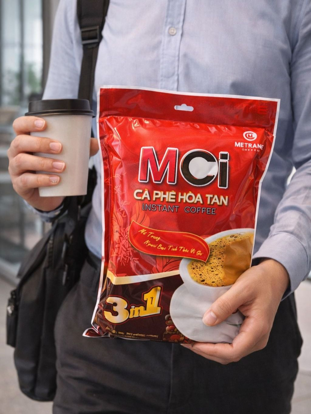 Кофе растворимый вьетнамский 3 в 1 MCI, 24 пак.