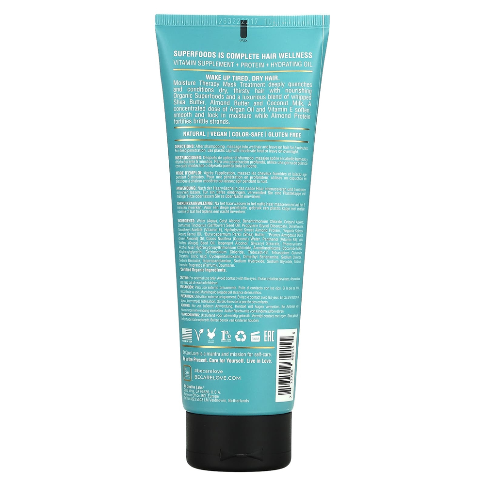 Be Care Love, Увлажняющая маска с кокосовым молоком, 236 мл (8 жидк. унц.)