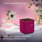 Умная колонка Яндекс Станция Миди с Алисой на YaGPT, с Zigbee, 24 Вт, малиновая