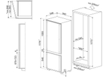 Встраиваемый холодильник Smeg C9174TN5D