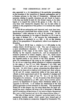 The Ceremonial Book of Constantine Porphyrogennetos | J. B. Bury