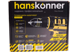 Сетевая дрель-шуруповерт Hanskonner HID2145P