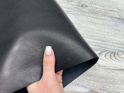 Talco Wax Nero (0,8-1,0 мм), цв. Черный, натуральная кожа