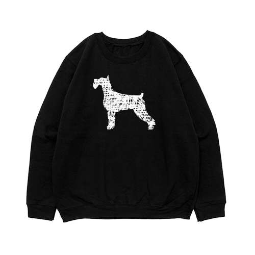 Свитшот "Шнауцер - набросок"