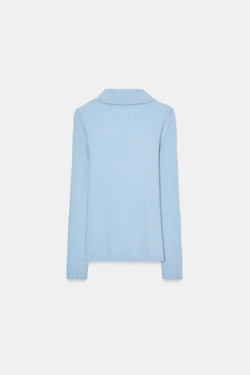 ZARA КАРДИГАН ПОЛО, ГОЛУБОЙ