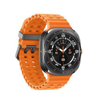 Умные часы Samsung Galaxy Watch Ultra, 47 мм, титан, ремешок Marine «Серый титан» | Titanium Gray