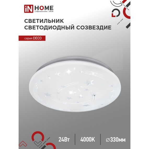 Потолочный светильник IN HOME 4690612021843