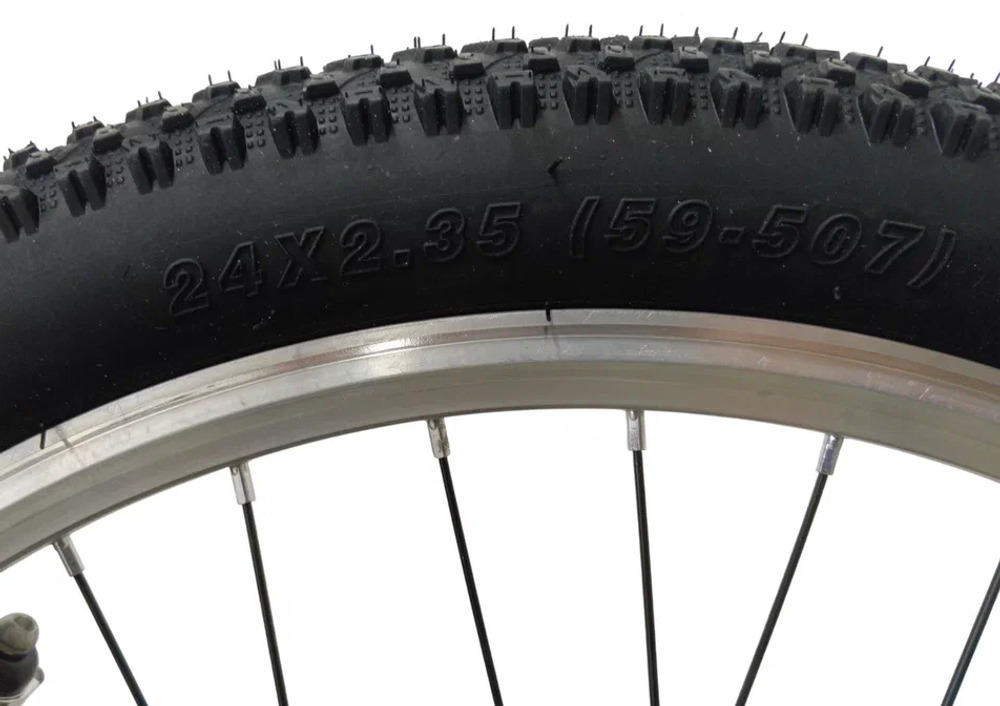 Вело 24" Varma 401A р. 12", 1ск. черно-белый