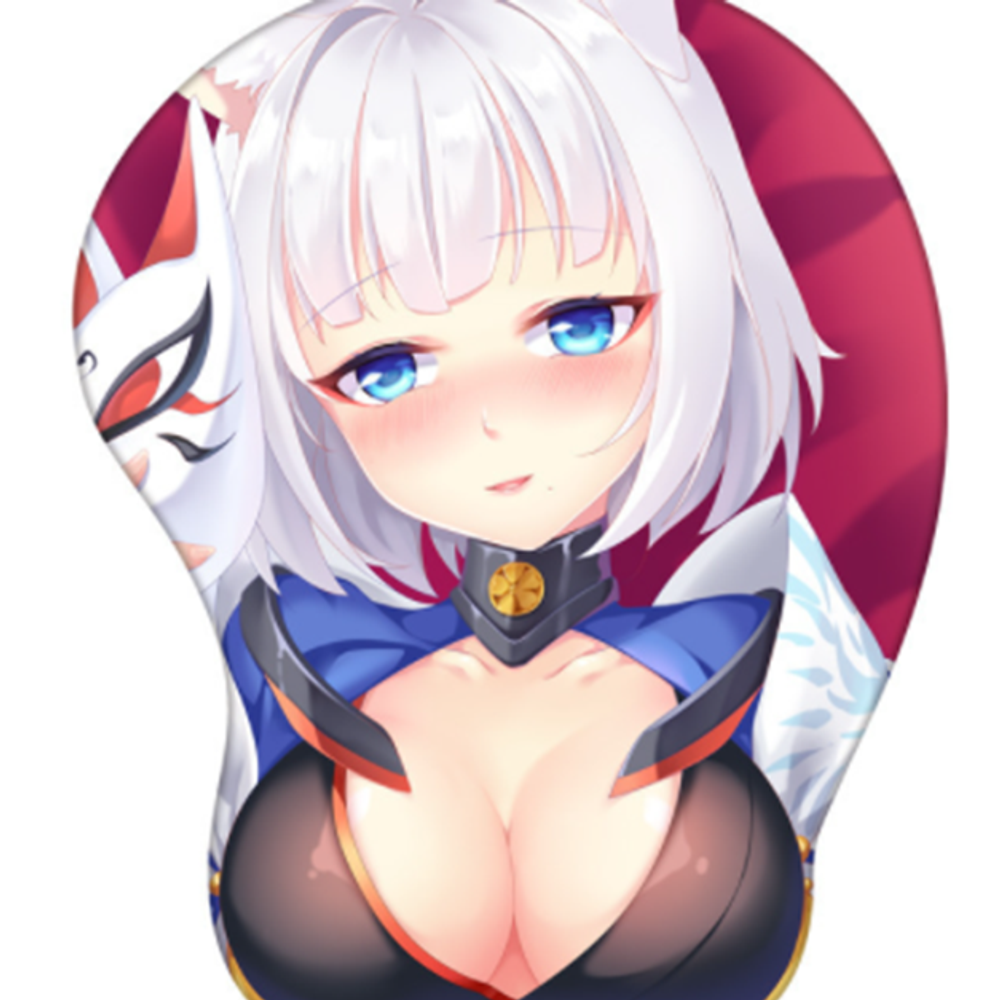 Коврик для мыши  &quot;Azur Lane / Азур Лейн - Кага&quot; (объемный)