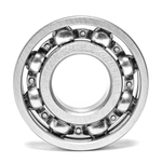 Подшипник шариковый радиальный однорядный открытый, 17х40х12 мм (двигатель ГАЗ, КамАЗ, МАЗ, КРАЗ; КПП УАЗ)