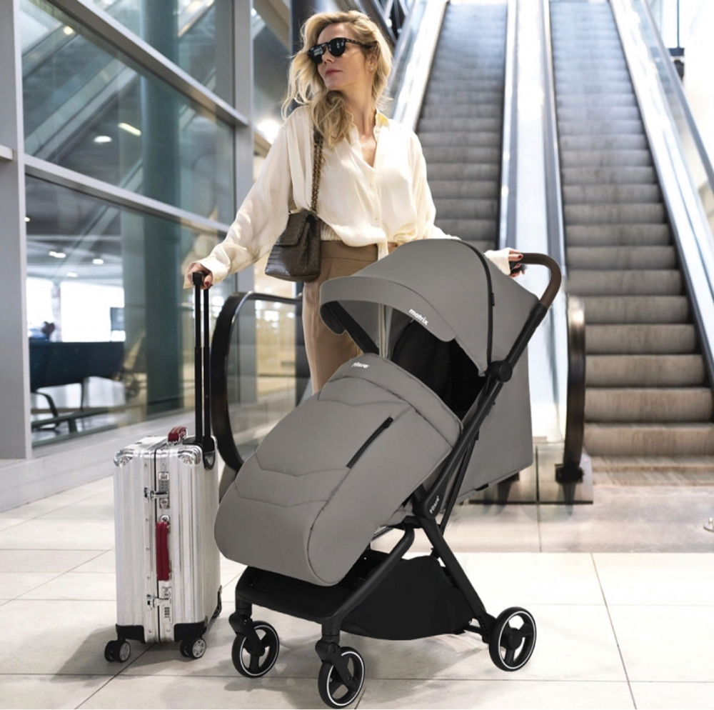 Коляска прогулочная Pituso Matrix PU Graphite