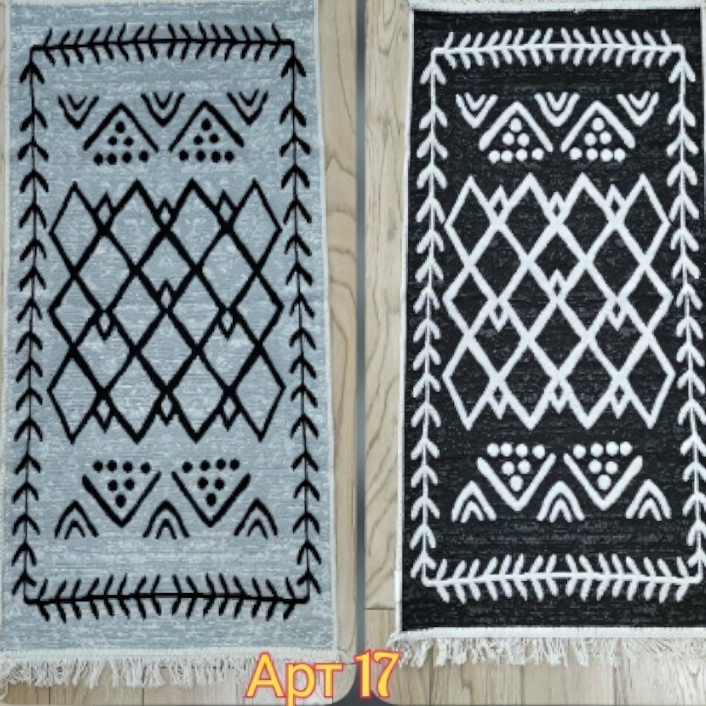 Коврик интерьерный с бахромой VOSTOK 80*150 (двухсторонний)