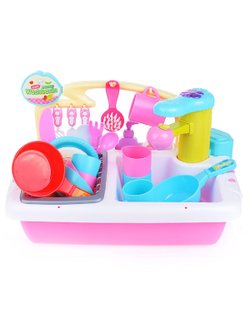 Игровой набор (Кухня).Размеры кухни в собранном виде 39х26х24см, в коробке (QF26243P)