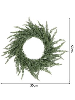 Венок декоративный весенний 50см