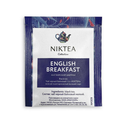 Niktea English Breakfast / Английский завтрак, чай черный в пакетиках, 2 x 25 шт.