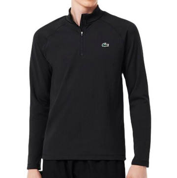 Мужская теннисная кофта Lacoste Training Sport Ultra Dry Midlayer - black
