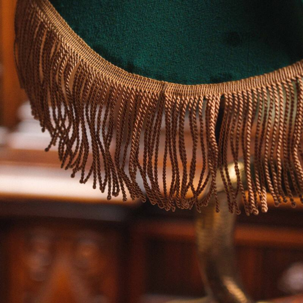 Антикварная настольная лампа «Королевская кобра»