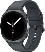 Смарт-часы Samsung Galaxy Watch8 LTE 40mm [корпус - серый, ремешок - черный, 1.34", Super AMOLED, 438x438, IP68, Bluetooth, NFC, Wi-Fi, для Android 12.0 и выше]
