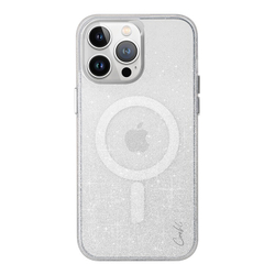 Чехол Uniq COEHL для iPhone 15 Pro Max Lumino Sparkling Silver (MagSafe) (Серебристый)