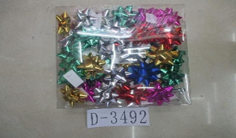 Бантики 54шт 5см 6 цветов кор