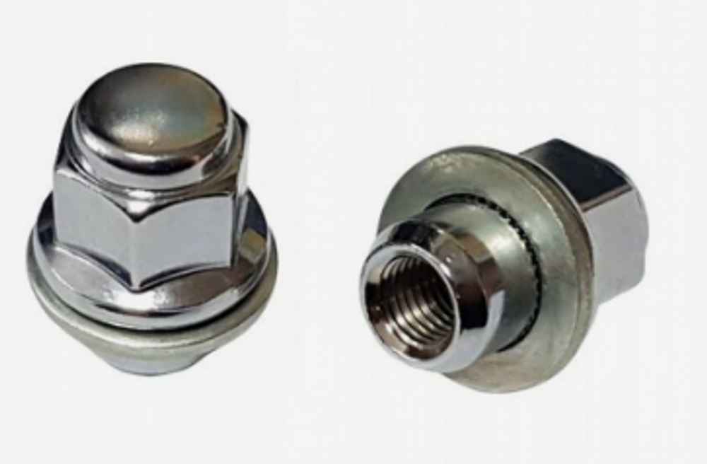 Гайка 12х1.50 h=35, S=21 колеса Хром пресшайба (Toyota)