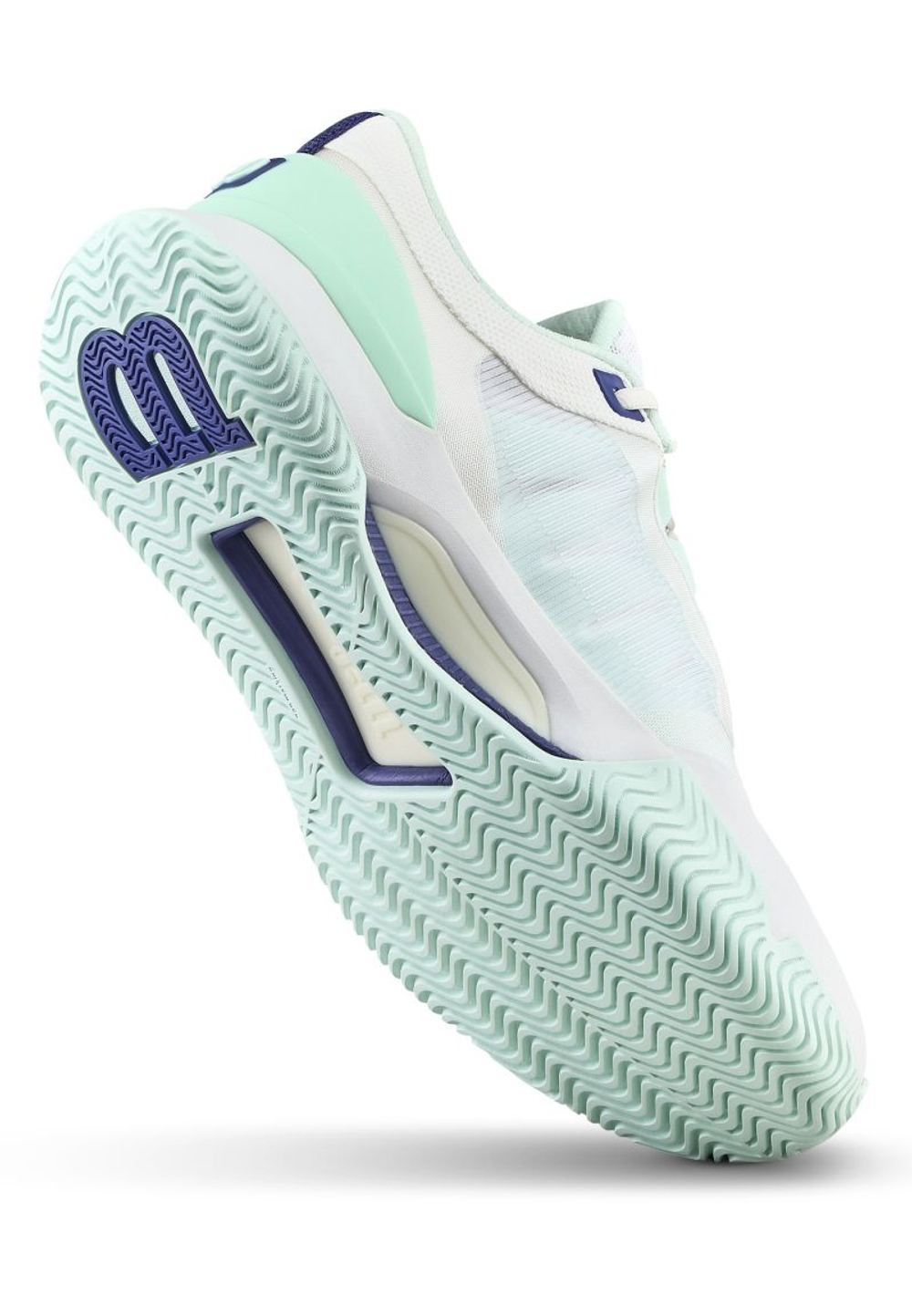 Женские теннисные кроссовки Wilson Intrigue Tour - white/bay/skipper blue