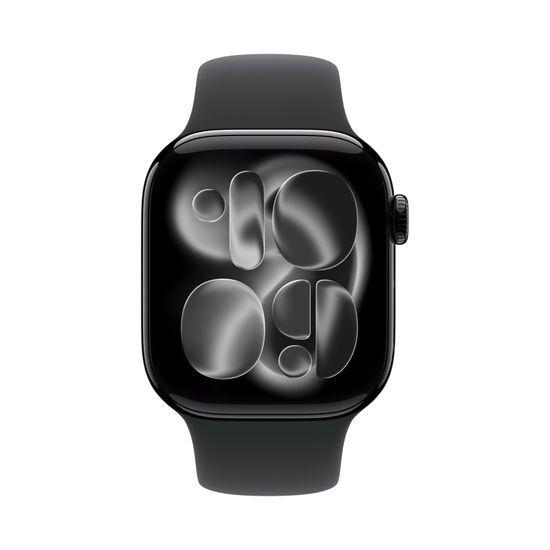 Умные часы Apple Watch Series 11 46 мм Aluminum Черный Оникс Sport Band Черный Jet Black / Black