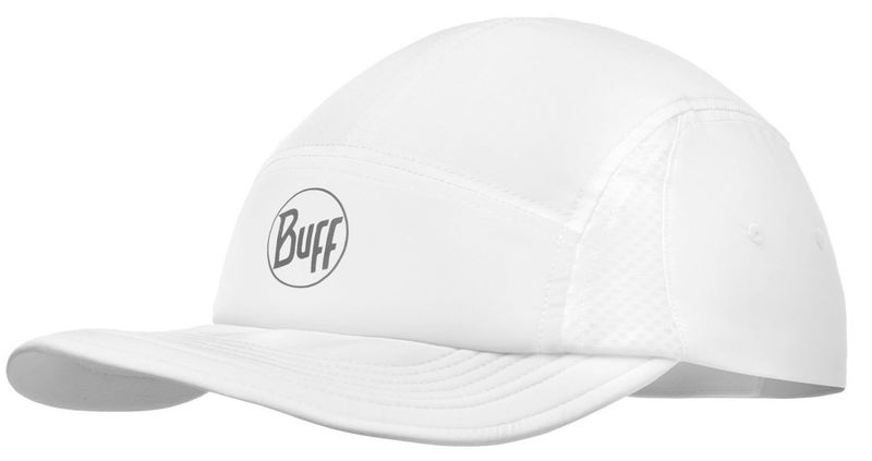 Спортивная кепка для бега Buff Run Cap R-Solid White Фото 1