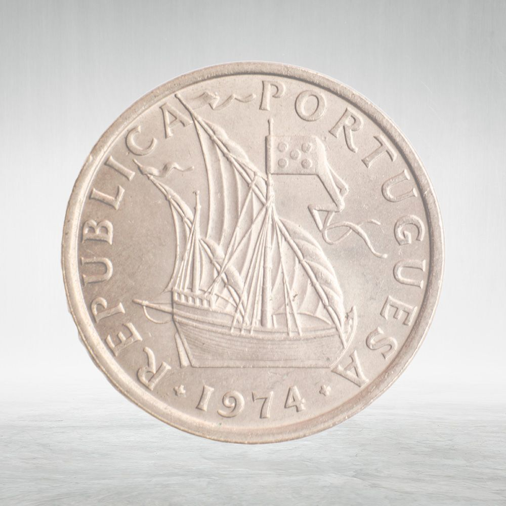 Portugal, 10 Escudos, 1974, VF