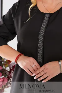 Платье 23-23-черный Minova