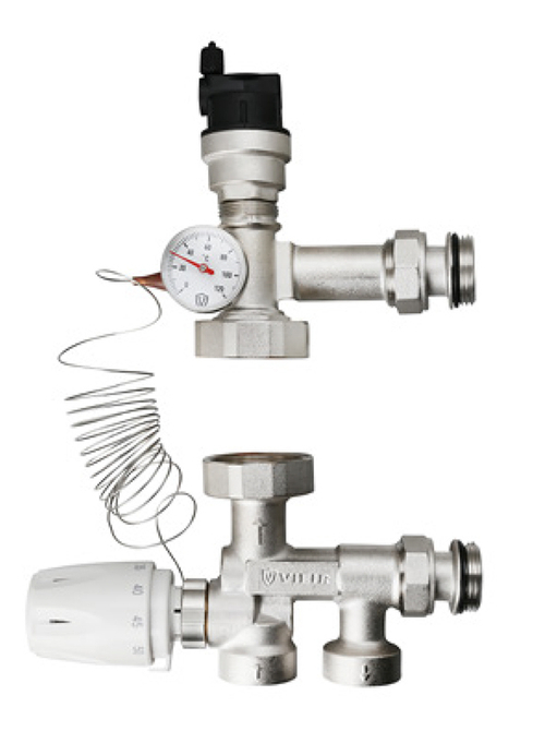 Насосно-смесительный узел для теплого пола ViEiR (10/1шт)