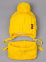 Шапка для мальчика со снудом осенняя