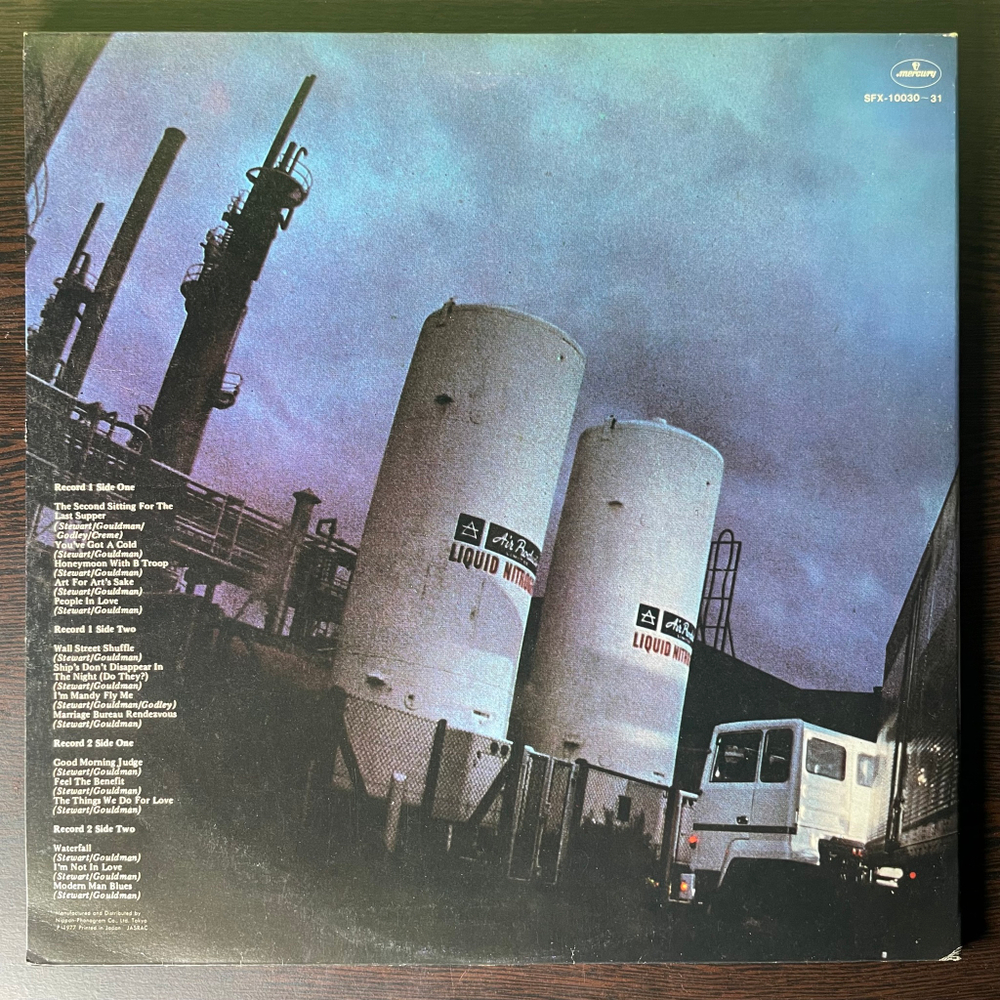 10cc ‎– Live And Let Live 2LP (Япония 1977г.)