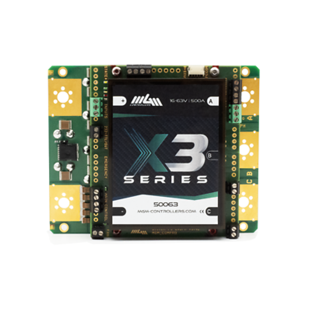 MGM контроллер esc 4-15S 500A с программатором и двумя вентиляторами для щеточного двигателя MGM 50063 X3-series
