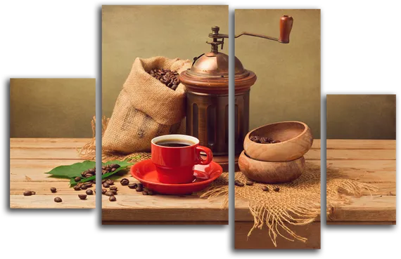 Модульная картина "Бодрящий набор"