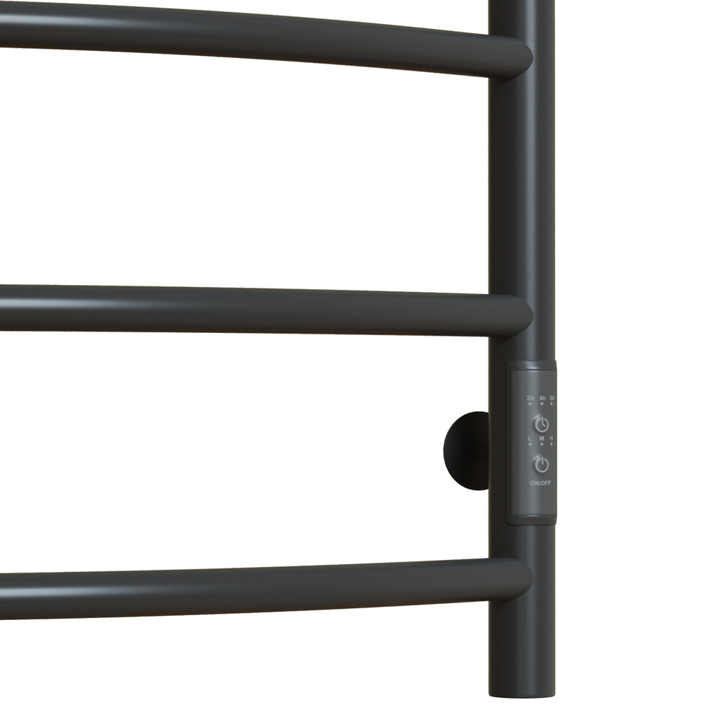 Полотенцесушитель MIXLINE CAPELLA  80х50 (таймер, 253 Вт, 6 перекладин) электрический ГРАФИТ