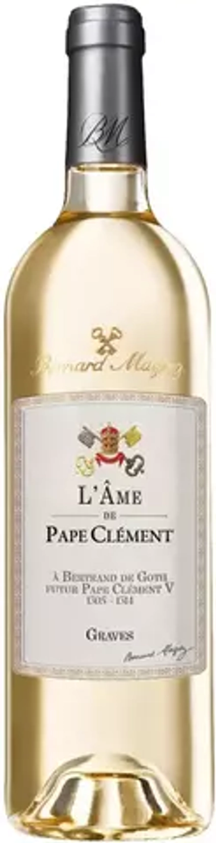 Вино L'Ame de Pape Clement Blanc Graves AOC, 0,75 л.