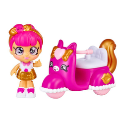 Kindi Kids Minis - Мини-кукла-самокат Липпи Лулу + автомобиль KKM50081