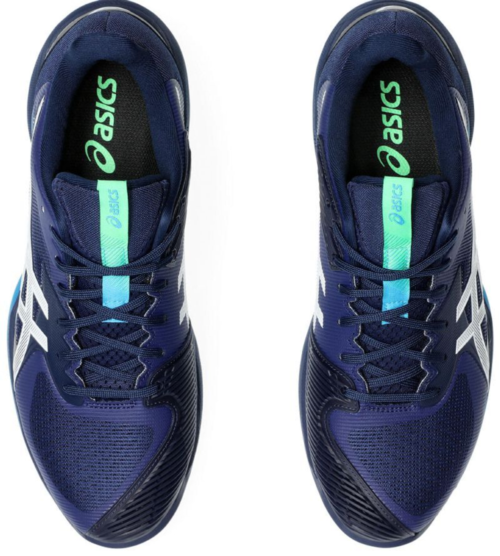 Теннисные кроссовки Asics Solution Speed FF 3 Clay - blue expanse/white