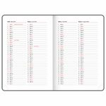 Ежедневник датированный 2025 А5 138x213 мм BRAUBERG "Rainbow", под кожу, желтый, 115806