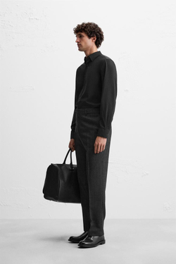 ZARА МУЖСКАЯ РУБАШКА, ЧЕРНЫЙ