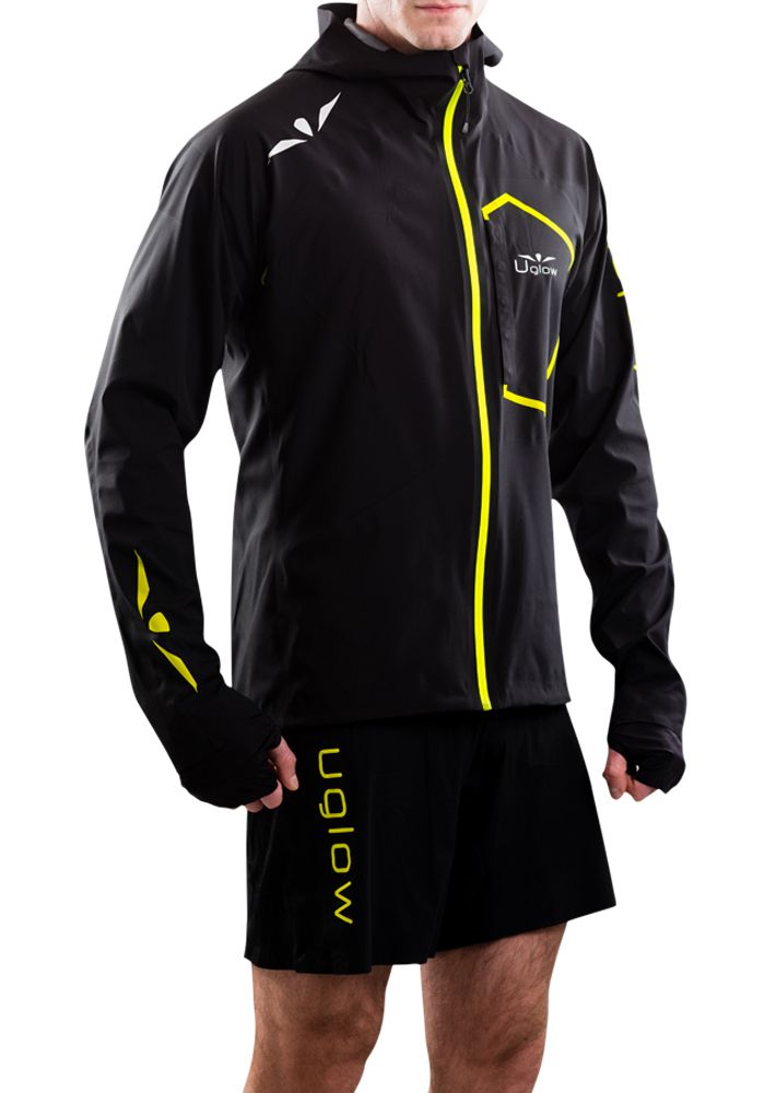 КУРТКА МУЖСКАЯ RAIN JACKET 25K WR / 35K MVP | BLACK YELLOW