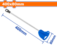 Миксер пластмассовый для красок тип "турбина" 400х80 мм WADFOW WXE1308