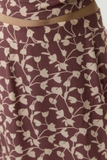 Юбка со шлицей тюльпаны