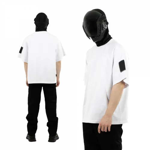 Футболка Heartz «Waveform» Raglan Kimono белая