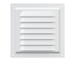 Решетка вентиляционая вытяжная стальная с покрытием полимерной эмалью 150*300